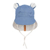 'Roamer' Teddy Flap Sun Hat - Steele / Flax