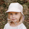 'Roamer' Teddy Flap Sun Hat - Viola / Flax