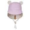 'Roamer' Teddy Flap Sun Hat - Viola / Flax