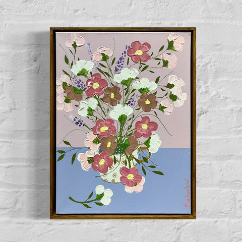 Flowers in a Teacup (42x32cm) Lisa Jayne Stiller