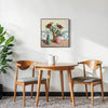 Our Kitchen Table Loves Flowers (64x64cm) Lauren Ward