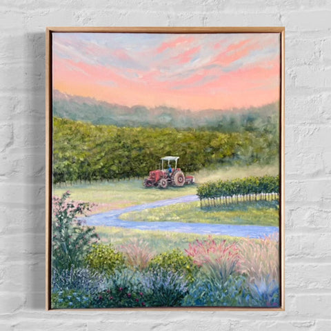 Last Light (53x63cm) Charlotte Moore - Country Style Gardens Exhibition