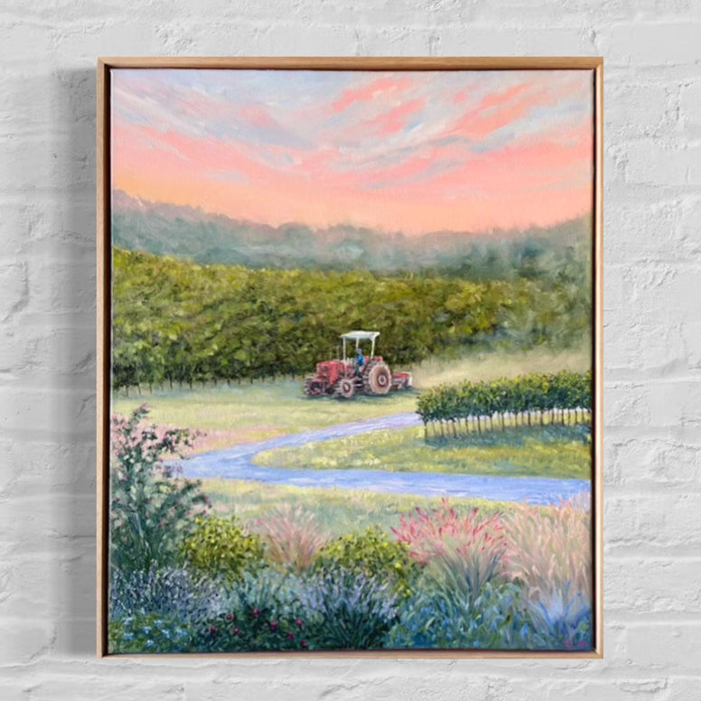 Last Light (53x63cm) Charlotte Moore - Country Style Gardens Exhibition