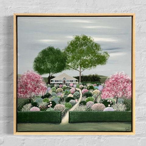 Field of Dreams (52x52cm) Sally Montgomery - Country Style Gardens Exhibition