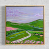 Whispering Track (43x43cm) Rachael Stanford - The Curated Canvas