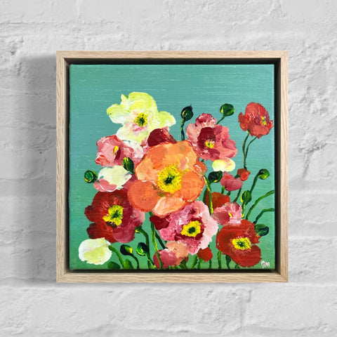 Poppy Magic (28 x 28cm) Genevra May