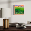 Twilight Fields (33x33cm) Rachael Stanford - The Curated Canvas