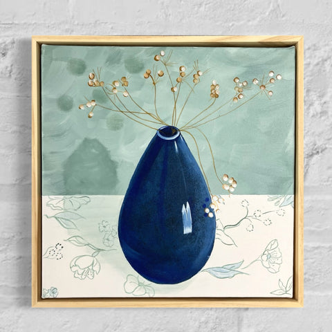Little Buddy Blue (32.5x32.5cm) Jen White