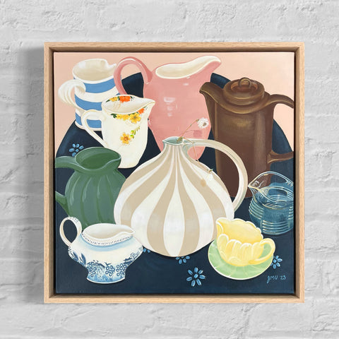Ready for Tea? (43.5x43.5cm) Jen White