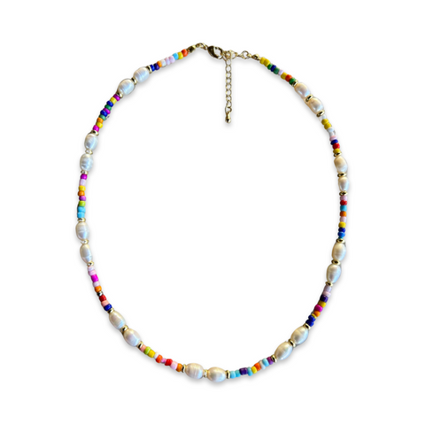 Elizabeth Pearl Multi Necklace