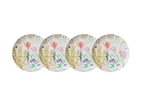 Wildflowers Bamboo Plate Set of 4