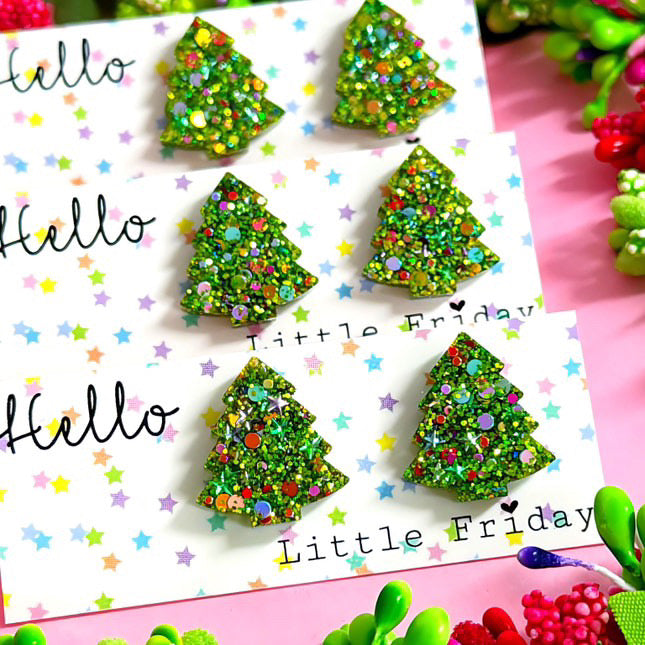 MINI CHRISTMAS TREES: Green Gold