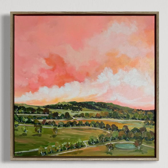 Grand Sunset (53x53cm) Kate Marshall