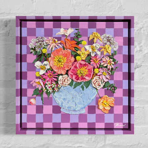 Plaid & Blooms (33x33cm) Reaper Buena