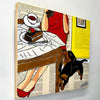 Dog Days - Morning Tea (30 x 30cm) Deborah Lang