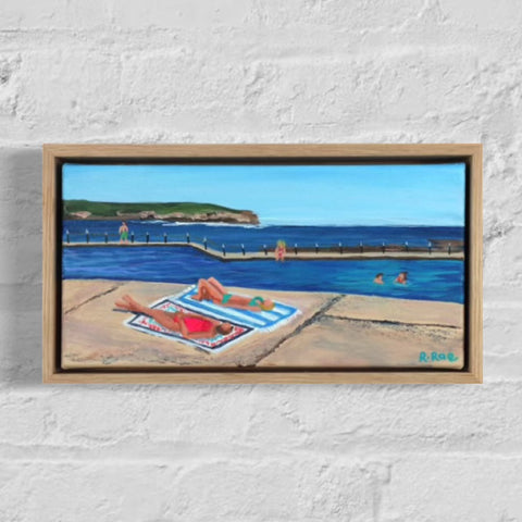 Sunbathing Sundays (18x33cm) Rachel Rae