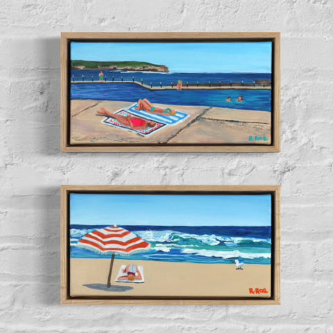Sunbathing Sundays (18x33cm) Rachel Rae