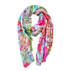 Matilda Abstract Pink Lightweight Scarf