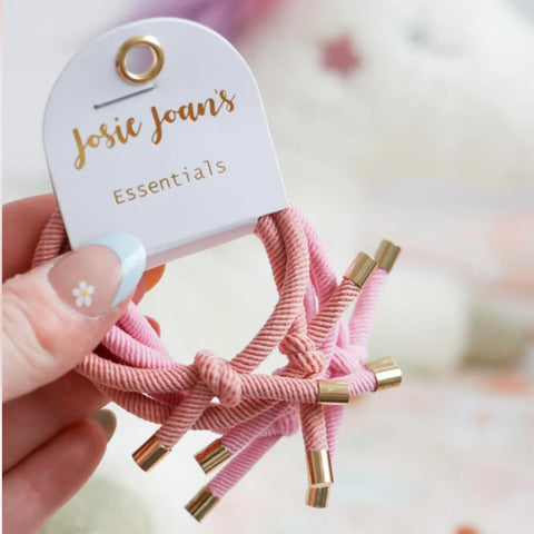 Pandora Pink Hair Tie Essentials - Set of 5