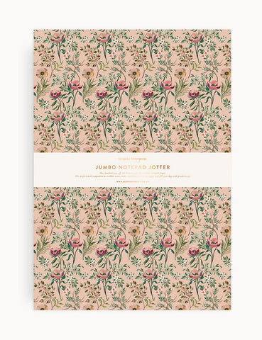 Dancing Poppies Notepad Jumbo Jotter