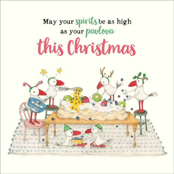 Twigseeds Christmas Card - May your spirits be high