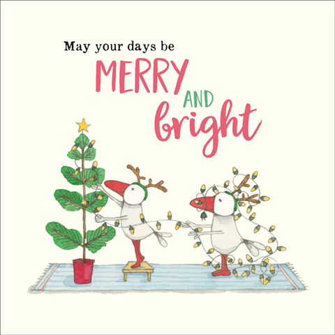 Twigseeds Christmas Card - May your days be merry