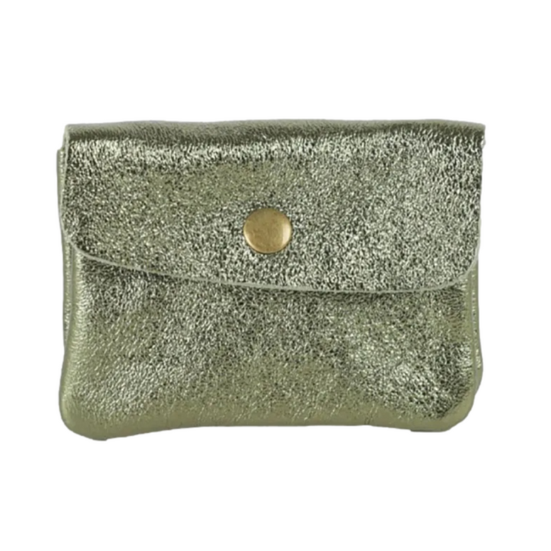 Maison Fanli Coin Purse - Metallic Khaki