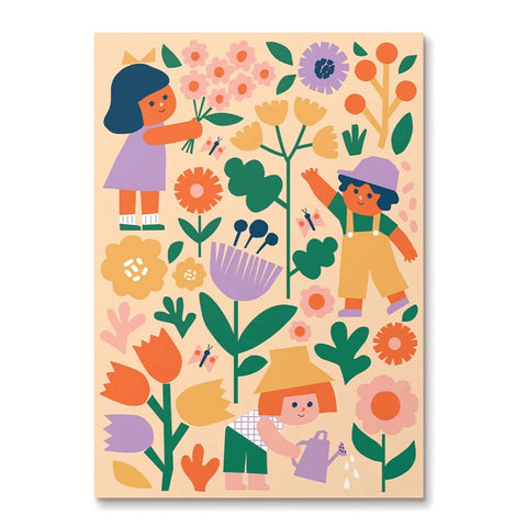 KIDS PAINT BY NUMBERS KIT - FLOWER PATCH
