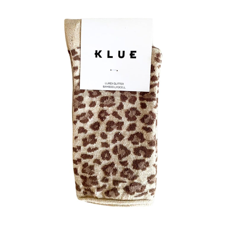 KLUE Glitter Lurex | LEOPARD BEIGE