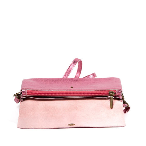Maison Fanli -  Line Metallic Clutch Cross Body Bag - Candy