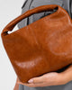 Linton Crossbody Large - Tan Pebble