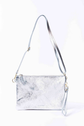 Maison Fanli Clutch / Crossbody - Metallic Silver