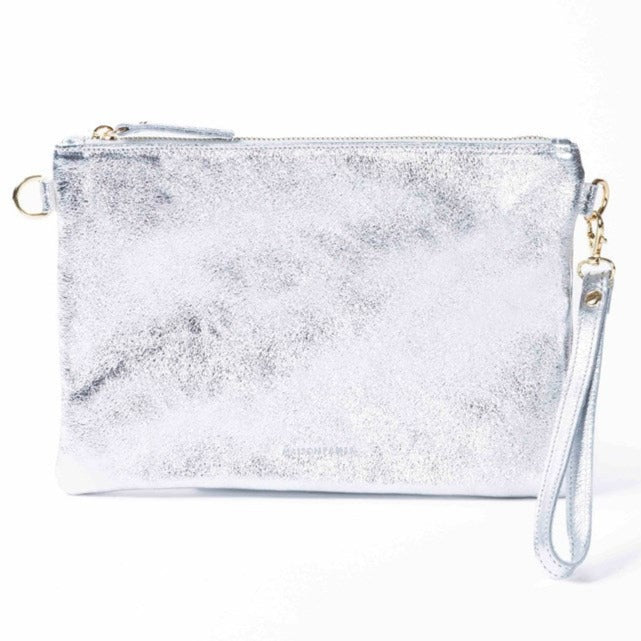 Maison Fanli Clutch / Crossbody - Metallic Silver