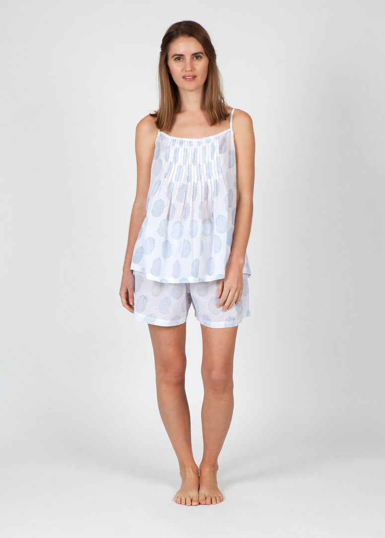 Jane Cotton Pyjama Set - Short Style