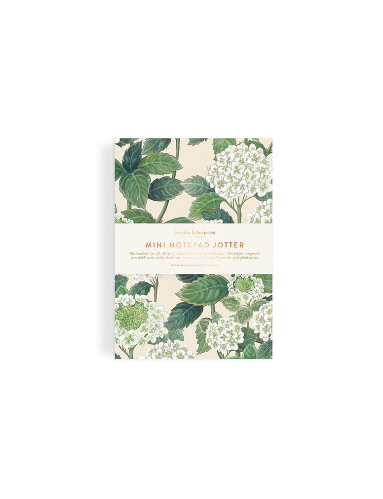 Hydrangea Notepad Mini Jotter