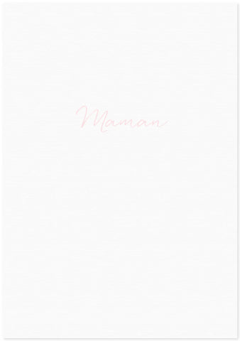 MAMAN | PETITE PINK CARD