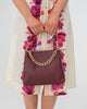 Arlington Milne || Mini Corinna - Burgundy Pebble