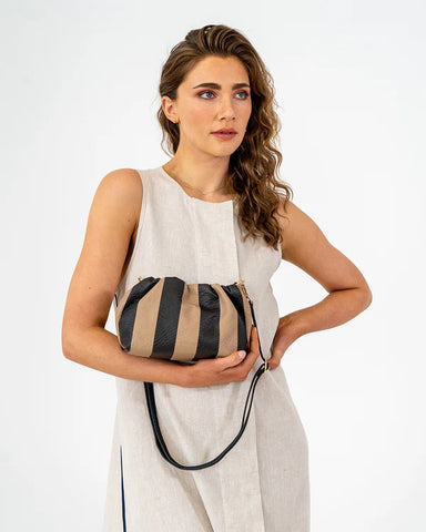 Monty Crossbody Black/Latte