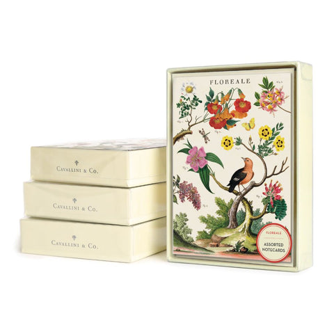 Cavallini Boxed Notecards – Floreale