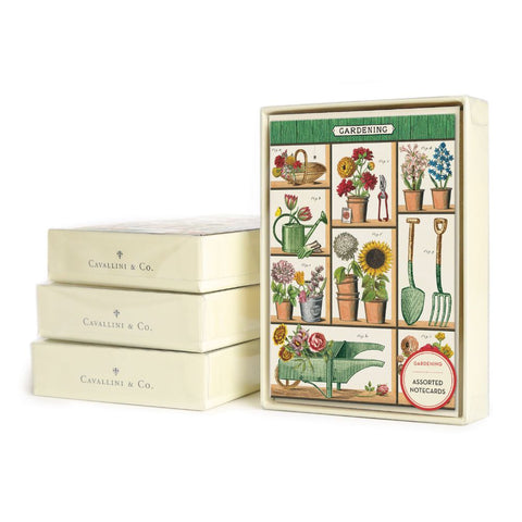 Cavallini Boxed Notecards – Gardening