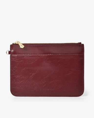 Nevada Pouch - Burgundy Crinkle