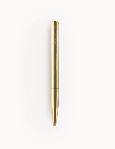 Solid Brass Ballpoint Twist Pen (Boxed)