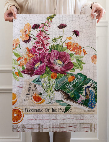 Poppies and Foxglove 1000pc Puzzle