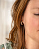 Sylvie Pearl Studded Hoop Earrings