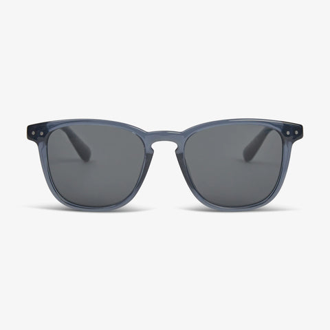 SUNGLASSES SYD POLISHED NAVY/GREY - POLARIZED LENS