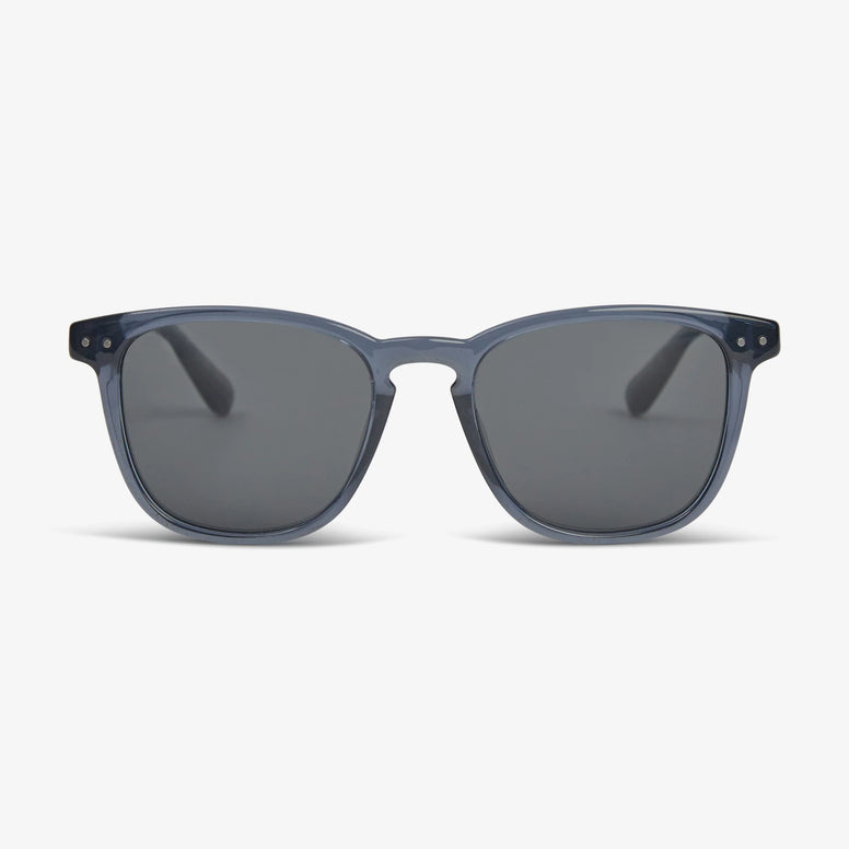 SUNGLASSES SYD POLISHED NAVY/GREY - POLARIZED LENS