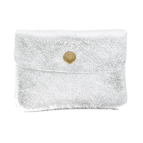 Maison Fanli Coin Purse - Metallic Silver