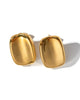 Grace Gold Sculpted Stud Earrings
