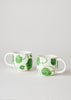 Angus & Celeste Sunny Day Mugs Two Set - Green Nasturtium