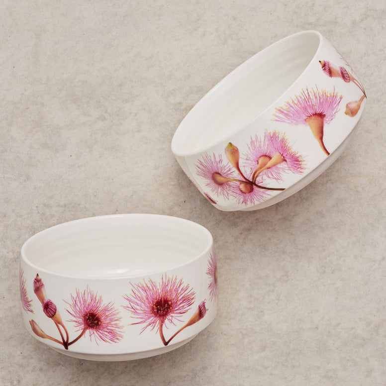 Angus & Celeste Sunny Day Stackable Bowls Two Set - Fairy Floss Gum